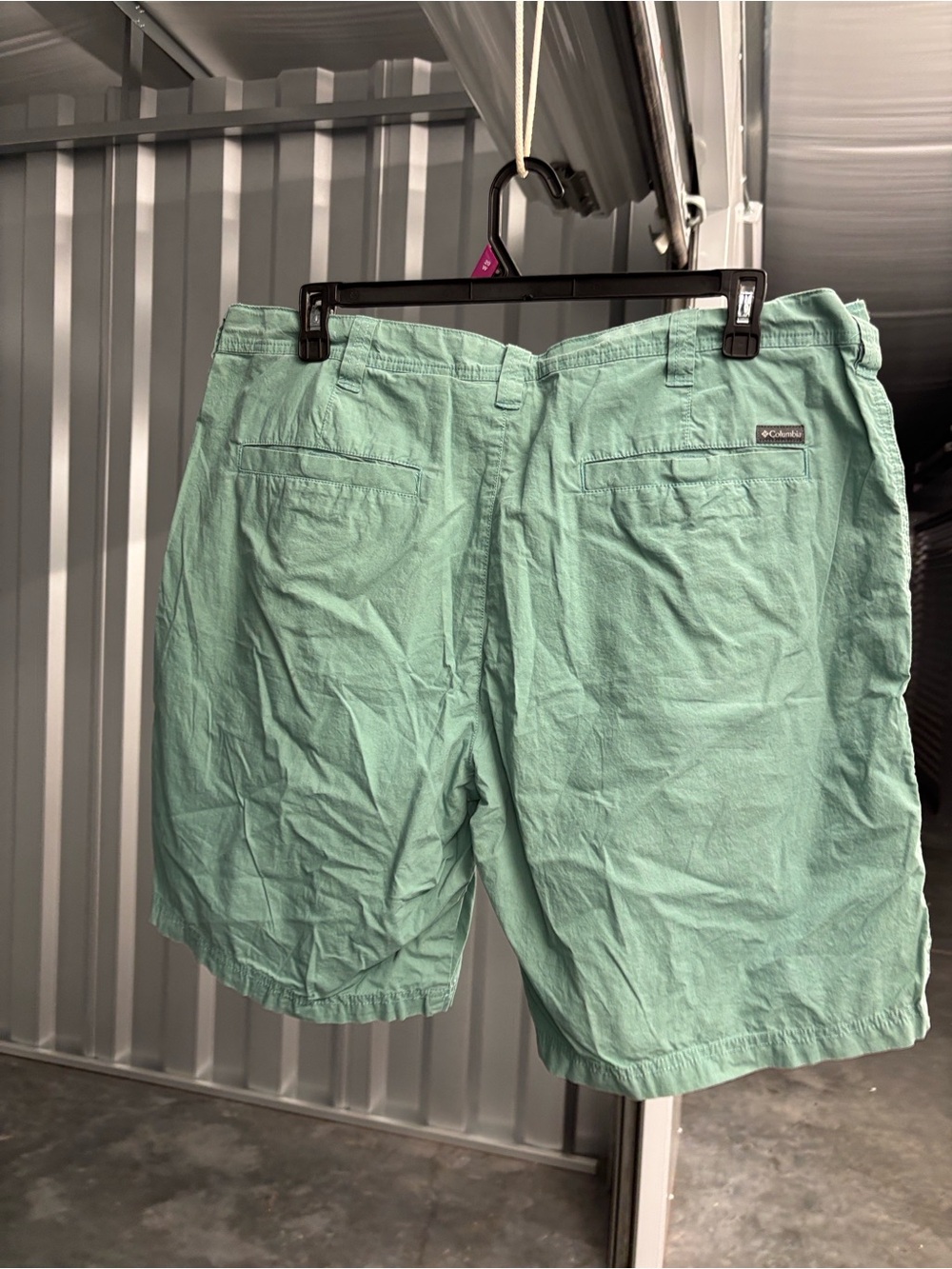 Columbia Men's Light Mint Green Hybrid Lightweight Outdoor Shorts 40W
